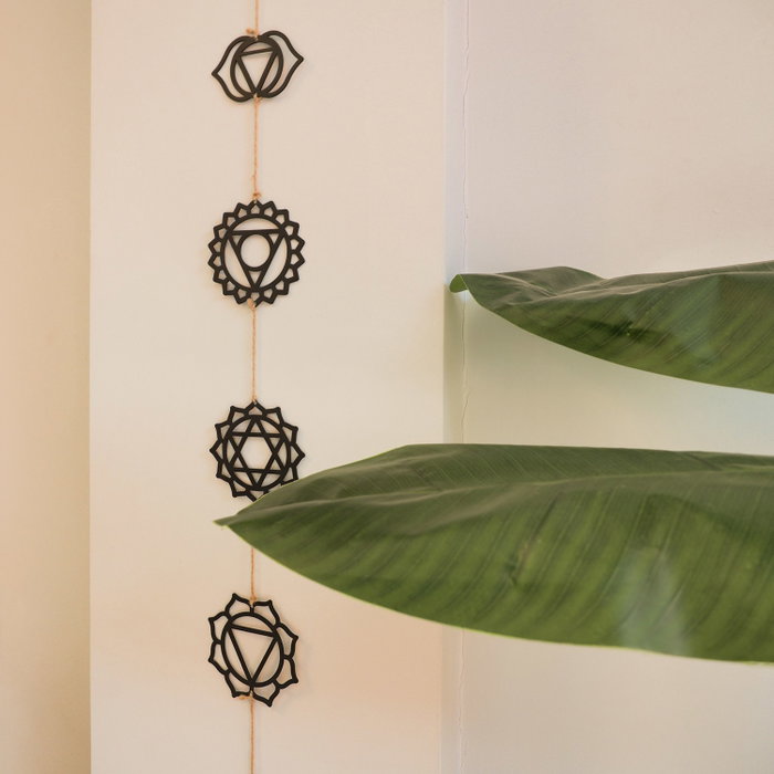 Wallity Chakra - APT406MS Escultura de Pared Negra